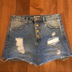 Forever 21 Jean Skirt